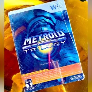 Wii Metroid Prime Trilogy NEW in package. Collectors Edition